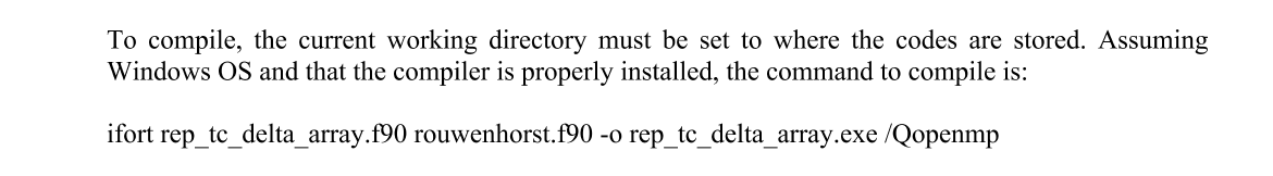 Compiler instruction